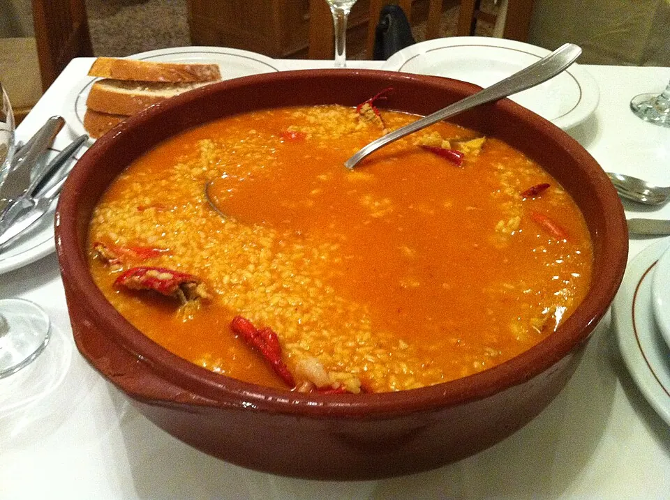 Arroz caldoso de bogavante