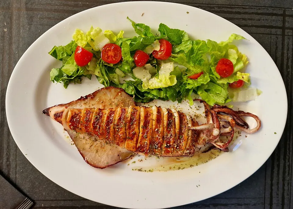 Calamares a la plancha