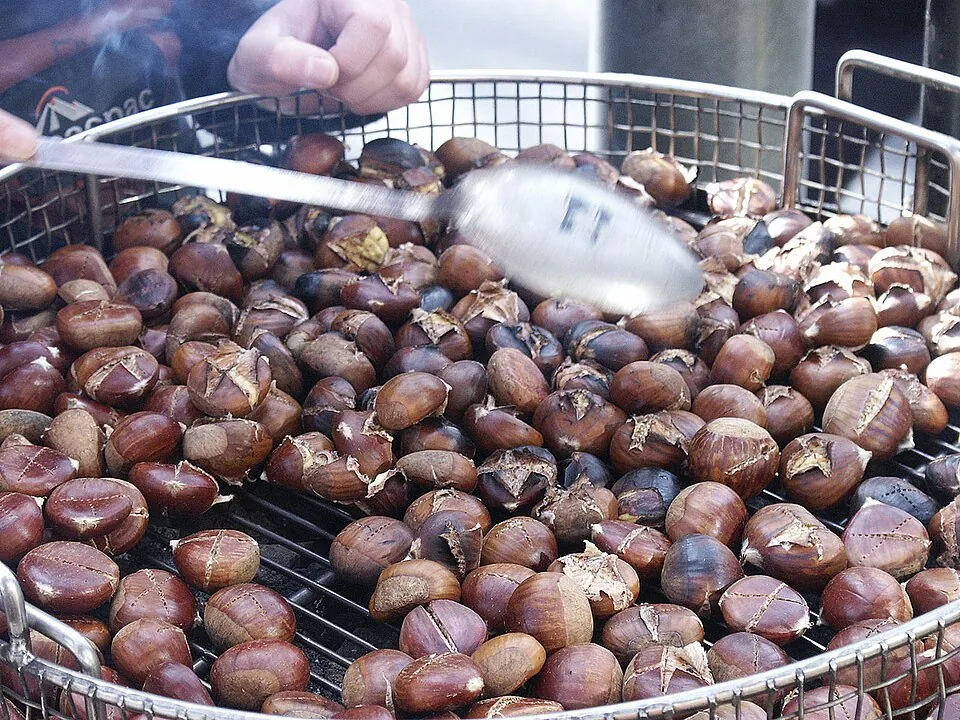 Castañas asadas
