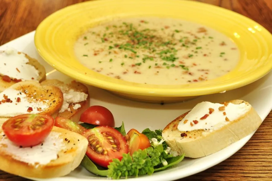 Crema de puerros y patata