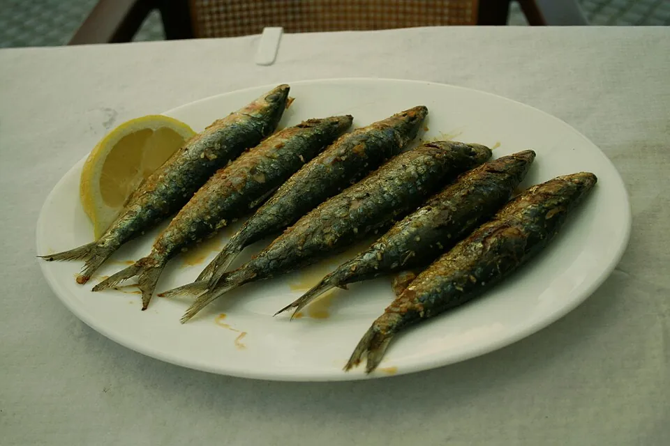Sardinas a la plancha