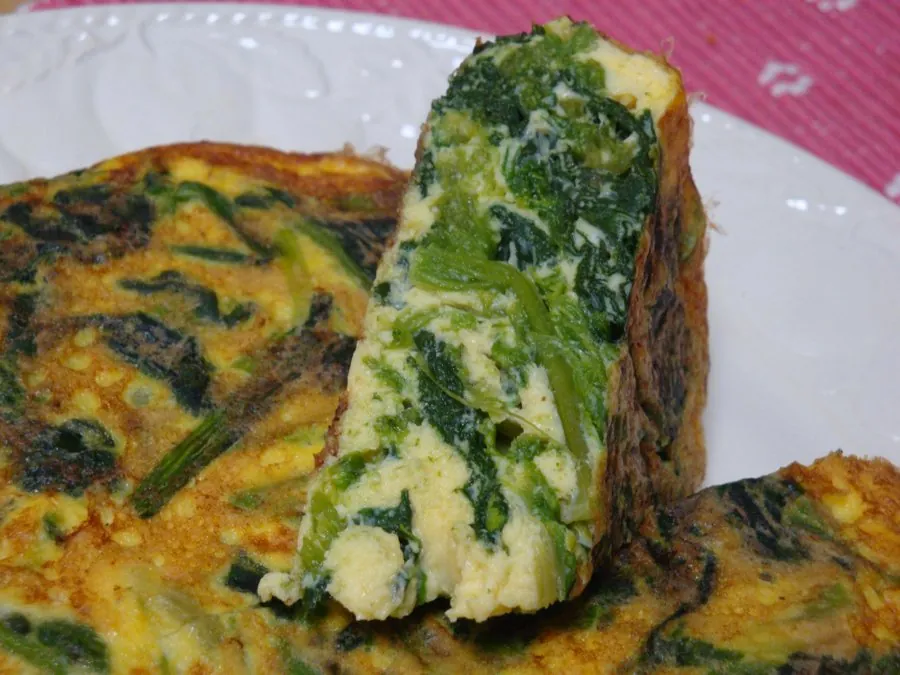Tortilla de espinacas
