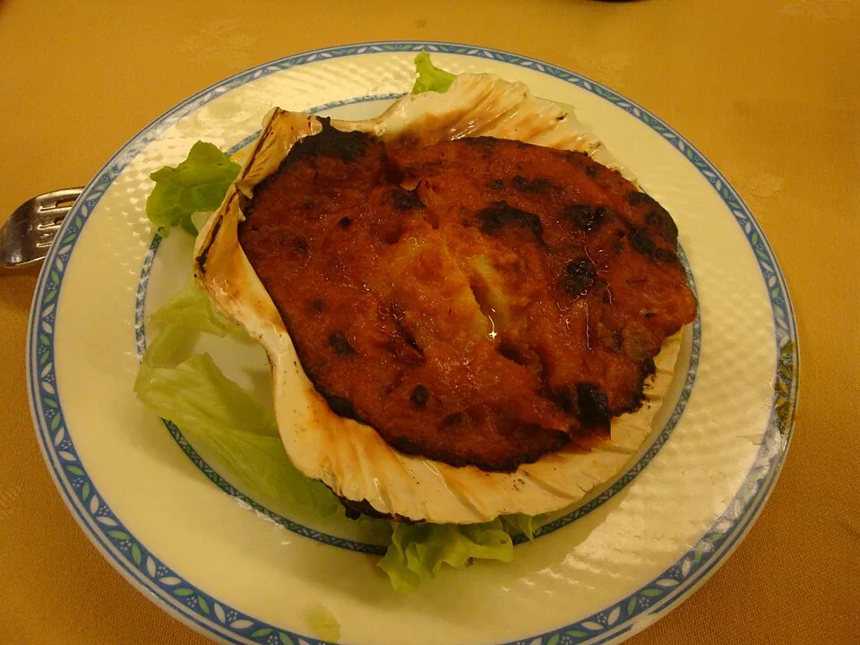 Vieiras gratinadas